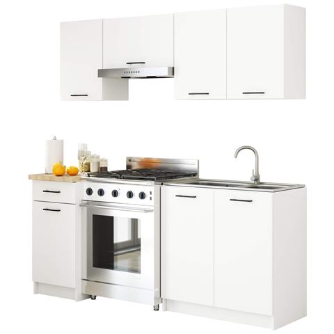 Mobile da cucina pensile OLIWIA, 1 anta, 40x30x58 cm, Colore Bianco - Foto 8