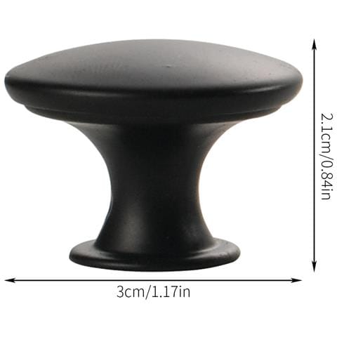Maniglie Per Mobili Maniglie Per Cassetti Pomelli Con Viti Confezione Da 12 Black - Foto 3