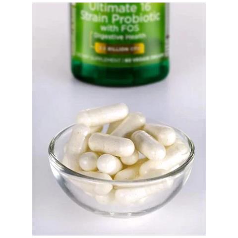Ultimate 16 Strain Probiotic Con Fos Del Dr. Stephen Langer 60 Capsule Vegetali Embo Swanson Health Products - Foto 2