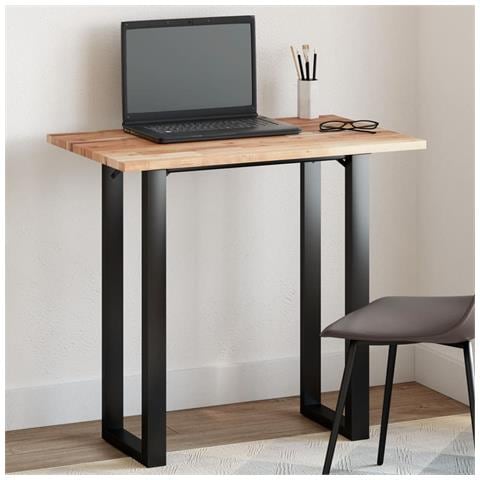 Piano Tavolo Rettangolare 60x50x2cm In Legno Massello Di Acacia - Foto 1