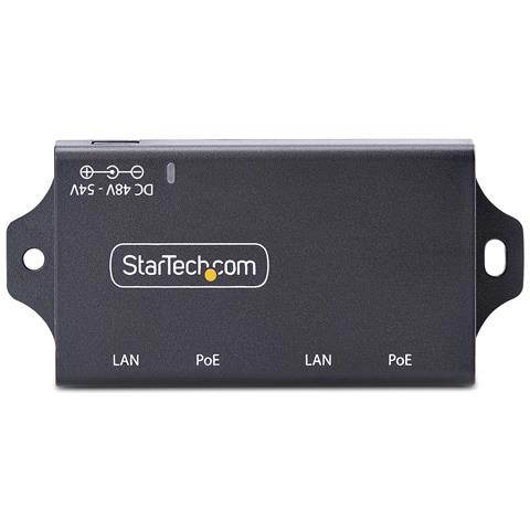 Iniettore PoE+ Midspan a 2 Porte Gigabit - Alimentatore Power Over Ethernet 10/100/1000Mbps, Ripetitore PoE (802.3af /at), Adattatore PoE Attivo da 30W - Foto 2