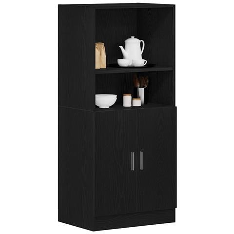 Mobile Da Cucina Nero 57x41,5x131,5 Cm In Truciolato - Foto 1