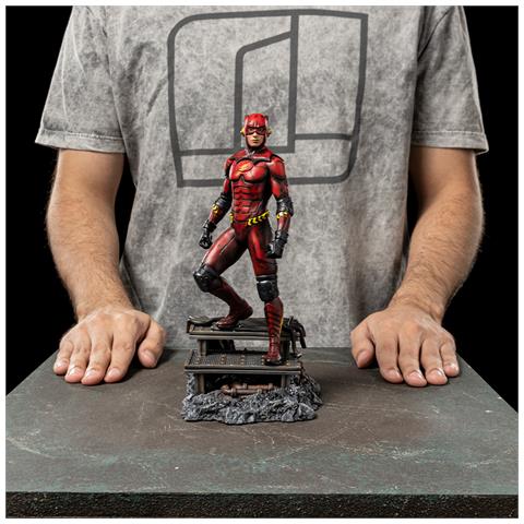 Statua Flash Versione Alternativa Statua D'arte Scala 1/10 - Iron Studios The Flash Movie - Foto 3
