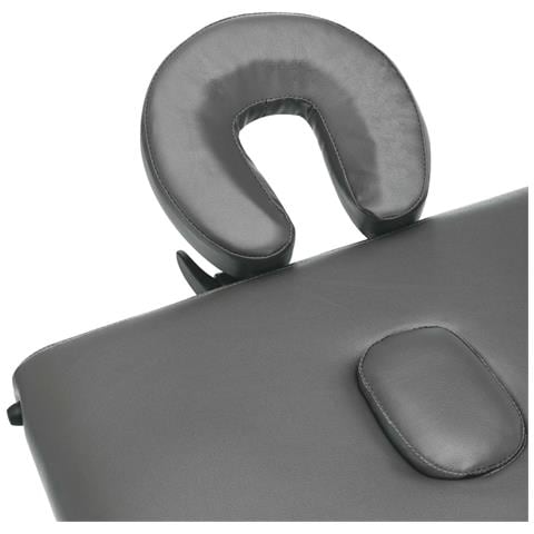 Lusso Casadino -  Lettino Da Massaggio 3 Zone Telaio Alluminio Antracite 186x68cm - Foto 8