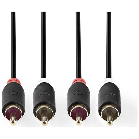 CABW24200AT30 cavo audio 3 m 2 x RCA Antracite - Foto 2