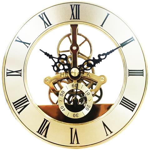 Meccanismo Orologio Dorato 126mm - Design Ingranaggi Trasparenti - Foto 1