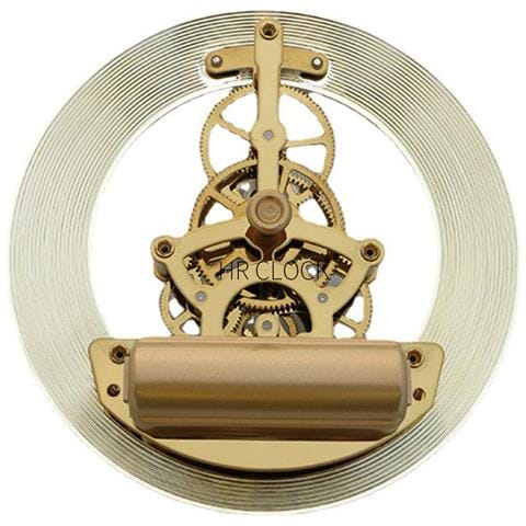 Meccanismo Orologio Dorato 126mm - Design Ingranaggi Trasparenti - Foto 4