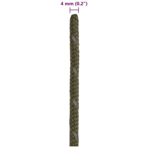 Corda Tenda con Strisce Riflettenti e Chiavi 50 m 4 mm - Foto 6