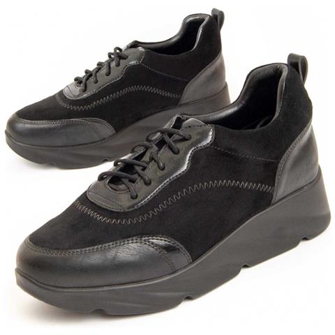 Sport Liria Nero Nero Materiale Sintetico E Tessile - Foto 1