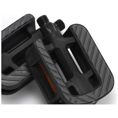 Pedali Per Mountain Bike Neri In Abs - Doppio Cuscinetto, Antiscivolo - Foto 4