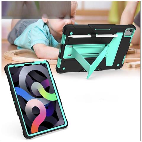 Custodia Con Supporto Per Samsung Galaxy Tab S6 Lite 10.4 2020/22 Turchese - Foto 2