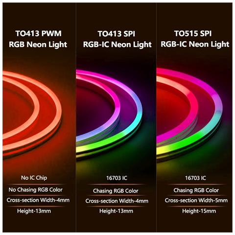 Striscia Led Neon Rgbic 20m - Bluetooth E Telecomando 2.4g, Ip67 Impermeabile - Foto 2