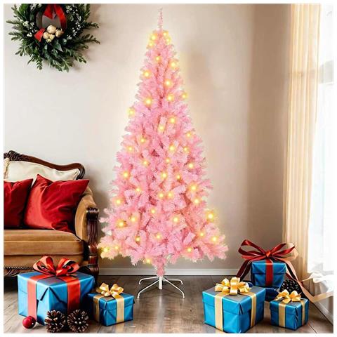 Alberi di Natale artificiali Rosa 180 cm PVC - Foto 2