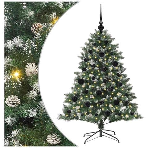 Albero di Natale artificiale con 150 LED Verde 120 cm - Foto 1