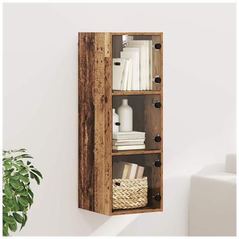 Armadietto a muro Legno vecchio 35 x 37 x 102 cm - Foto 2