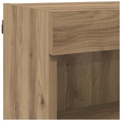 Mobile TV con cassetto 8 pcs Rovere artigianale Vetro - Foto 9