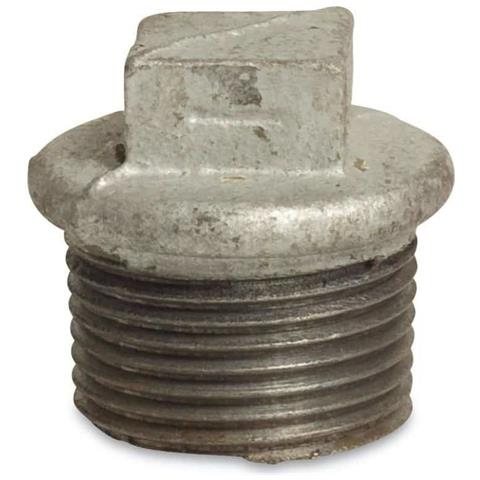 Tappo Filettato In Ghisa Malleabile 3/4  Ag Per Raccordi Filettati - Foto 1