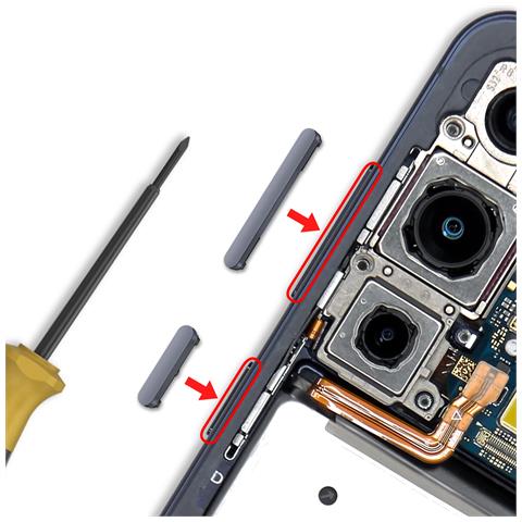 Pulsante Di Accensione E Pulsante Del Volume Di Ricambio Per Galaxy S25 / Galaxy S25 Plus - Foto 4