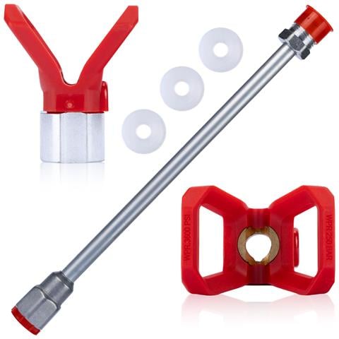 Lancia Per Pistola A Spruzzo 50cm - Set Con 4 Guarnizioni E Protezione Ugello In Acciaio Inox | Compatibile Con Filettatura 7/8'' - Foto 1