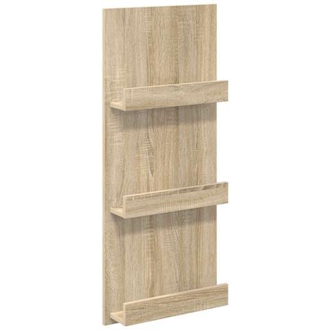 Scaffale per riviste Rovere Sonoma 43 x 11 x 102 cm - Foto 1