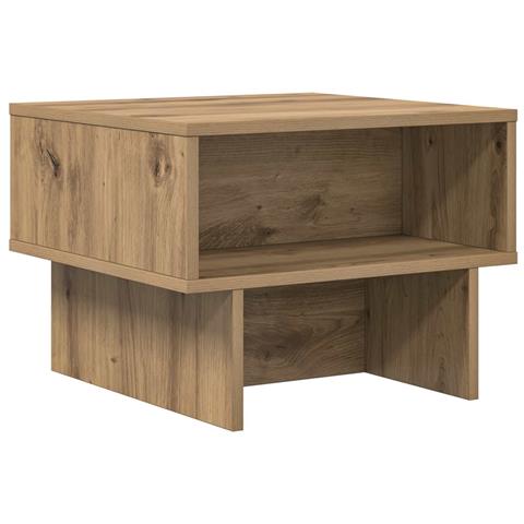 Tavolino da salotto Rovere artigianale 48 x 46 x 35 cm - Foto 1