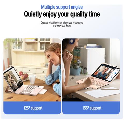 Custodia per iPad (2025) per Apple iPad (2025) - Rosa - Foto 2