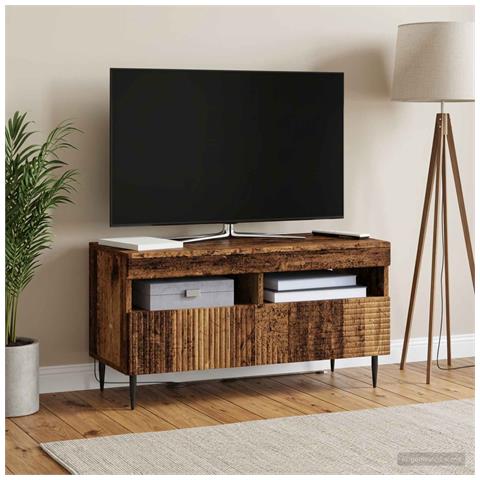 Mobile TV LED Legno antico Legno ingegnerizzato - Foto 2