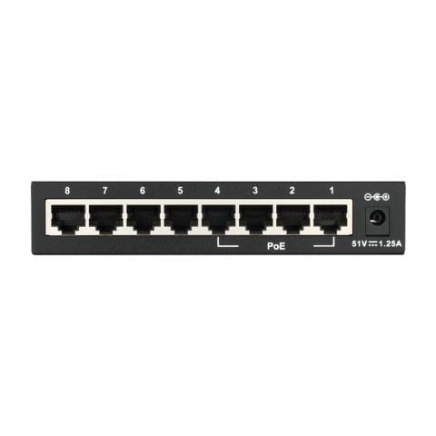 Switch DES-1008PA 8 Porte Gigabit 10 / 100 con 4 Porte Ethernet PoE  - Foto 2
