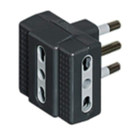 Adattatore Triplo 4 Uscite Nero - Foto 1