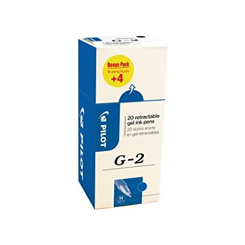 conf. 20 G-2 blu punta 0,7 mm 000018 - Foto 1