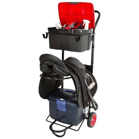 Carrello Portasella Caddy Metallo Nero 321000 - Foto 3