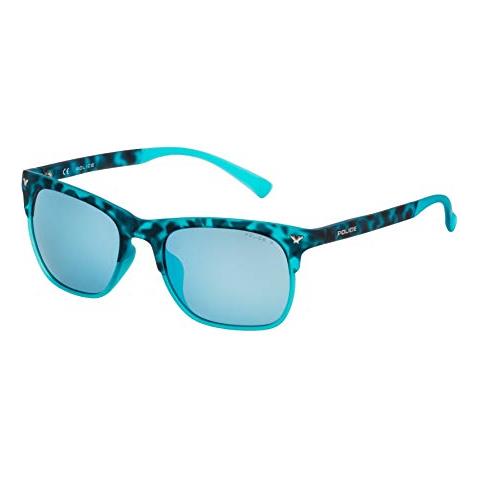 SK044 Occhiali da sole, Blu (RUBBERIZ. LIGHT BLUE HAVANA), Taglia Unica Bambino - Foto 2