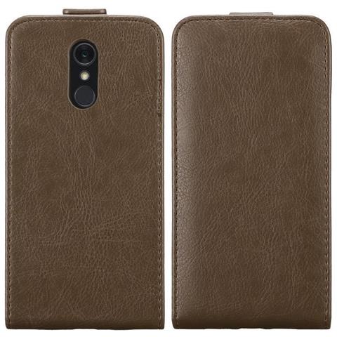Custodia Compatibile Con Lg Q Stylus In Bruno Caffè - Coperchio Protettivo In Design Flip Con Chiusura Magnetica - Foto 11