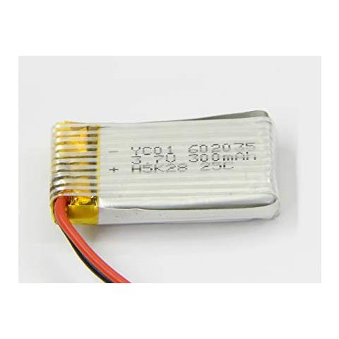 423056 3.7 v 300 mah 1.11 wh Quadrella Batteria Lipo - Foto 1
