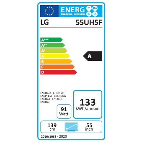 Display LFD 55" IPS 55UH5F-H 3840 x 2160 Ultra HD 4K Tempo di risposta 8ms - Foto 2