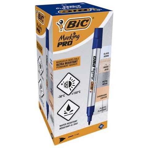 Marcatore Permanente Marking Pro Punta Conica 1,1 Mm Blu 964801 (conf. 12)  - Foto 1