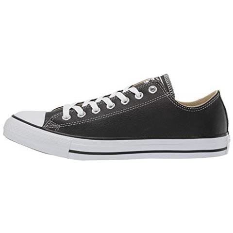 Chuck Taylor Core Lea Ox 246270-55-3, Sneaker Donna, Nero (nero), 36 - Foto 2