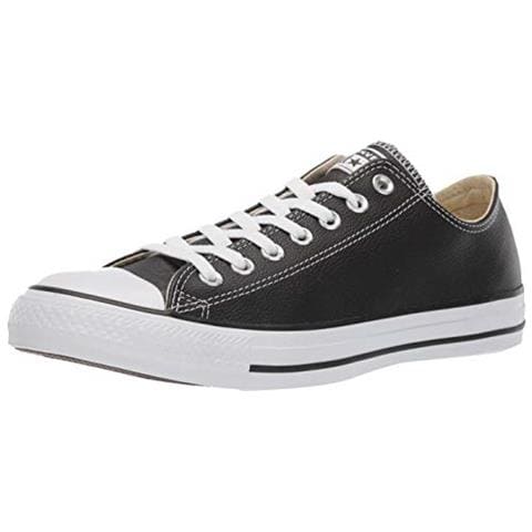 Chuck Taylor Core Lea Ox 246270-55-3, Sneaker Donna, Nero (nero), 36 - Foto 1