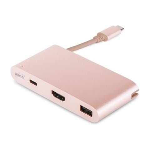 99MO084207, HDMI, Thunderbolt 3, USB 3.0 (3.1 Gen 1) Type-A, USB 3.0 (3.1 Gen 1) Type-C, USB 3.0 (3.1 Gen 1) Type-C, MacBook Pro (Retina, 15-inch, Late 2016) MacBook Pro (Retina, 13-inch, Late 2016) , Carica, Oro rosa, Alluminio - Foto 2