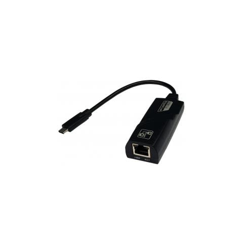 EX-1318 USB 3.1 C-male RJ-45 Nero cavo di interfaccia e adattatore - Foto 1