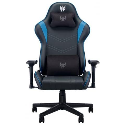 Predator Rift Sedia Da Gaming Per Pc Seduta Imbottita Nero, Blu - Foto 1