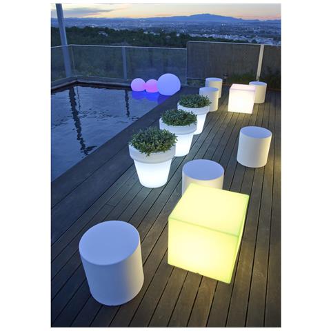 Cubo Cuby 45 Cavo Esterno Luce Fredda Bianco Freddo 6500k 450x430x430 Mm Pe - Foto 1