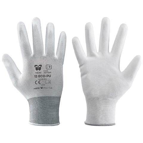 Guanti 'flexy-piuma' In Filato Elastico, Dorso Aerato.polsini In Lattice Per Mantenere Una Perfetta Aderenza Al Polso, Rivestito In Poliuretano Elastico. Ottima Sensibilità. - Foto 3