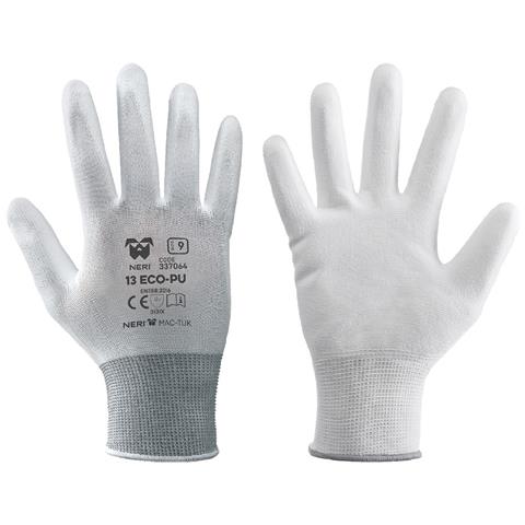 Guanti Eco-pu Tg. 9 Bianco X 12 Paia - Foto 2