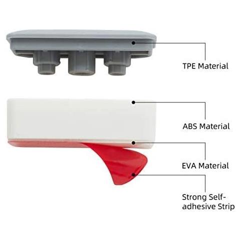 Paracolpi Copriwater Bidet Confezione Da 4 Paracolpi Copriwater Grey - Foto 8