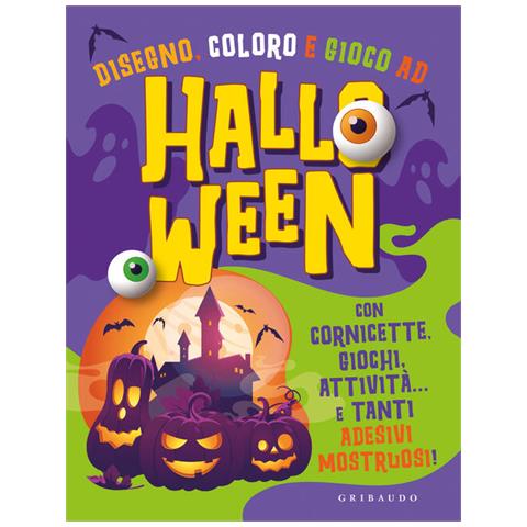 Disegno, Coloro E Gioco Ad Halloween. Con Cornicette, Giochi, Attività E Tanti... Adesivi Mostruosi! Ediz. Illustrata - Foto 2