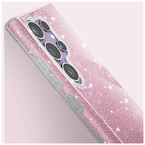 Cover Per Samsung Galaxy S24 Ultra Paillette Silicone Semi-rigido Fina - Foto 2