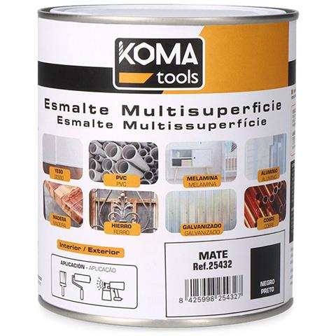 Smalto Acrilico Nero Mat 750 Ml - Foto 1