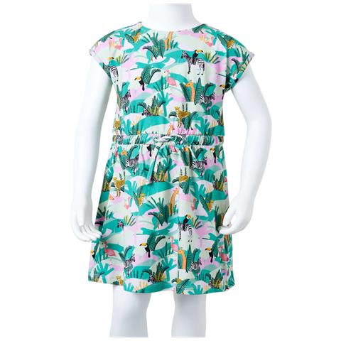 Abito Da Bambina Menta Chiaro 128 - Foto 8