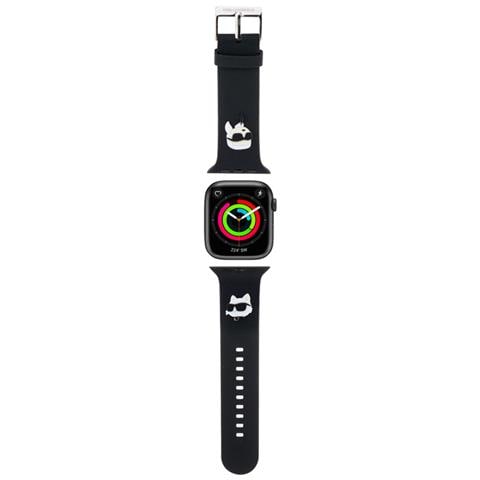 Cinturino Per Apple Watch 42/44/45mm Rubber Nft In Silicone, Nero - Foto 1